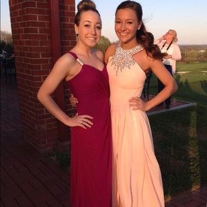 Peach Gown * read size*